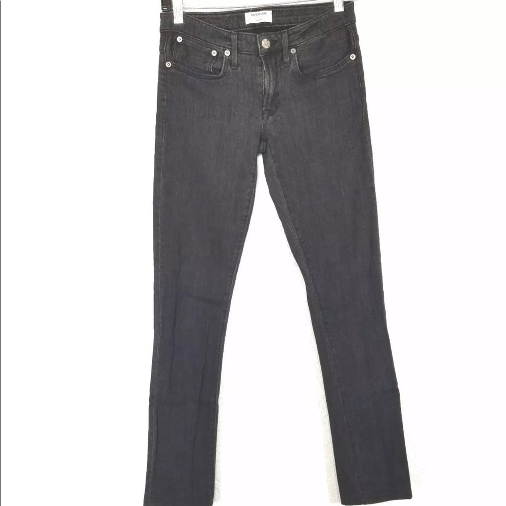 Helmut Lang Women 26 Skinny Jeans Black Low Rise